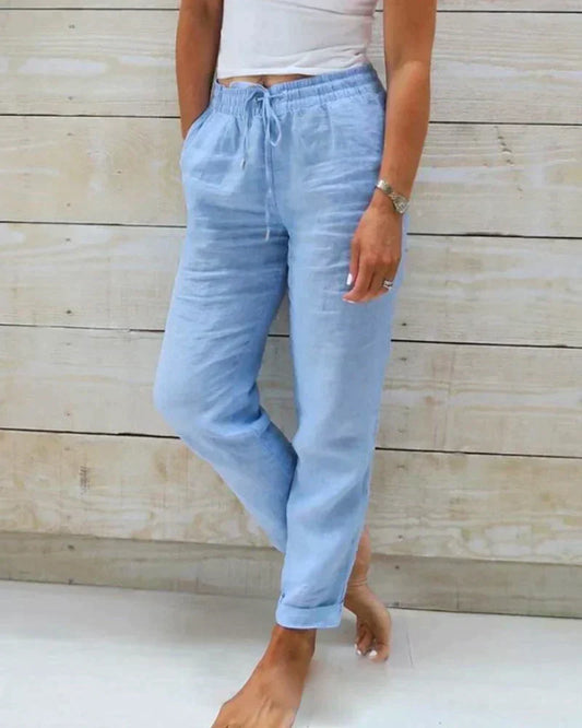 Stacy - women's linen pants